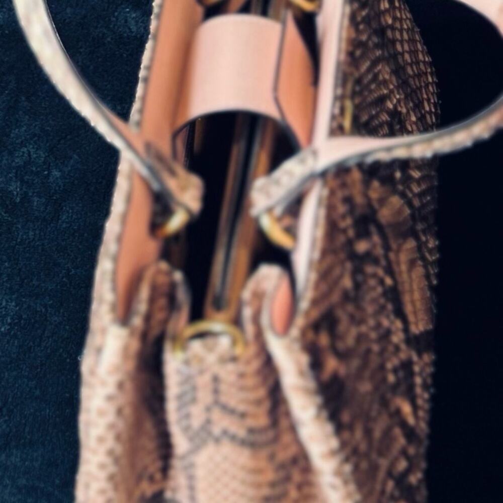 Gucci Gg Marmot Python Handbag With Coa - image 5